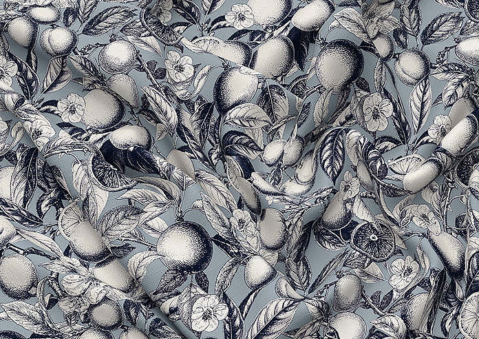 Plum Sketch, Misted - Twist&Fit Roman Blind - Image 4